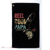 Reel Cool Papa Fish Fishing Fathers Day Golf Towel thumb 0