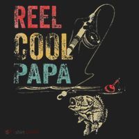 Reel Cool Papa Fish Fishing Fathers Day Golf Towel thumb 3