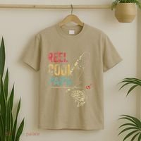 Reel Cool Papa Fish Fishing Fathers Day T-Shirt thumb 2