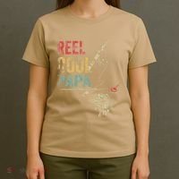 Reel Cool Papa Fish Fishing Fathers Day T-Shirt thumb 4