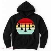 Retro Chess Pieces Hoodie thumb 0