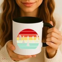 Retro Chess Pieces Coffee Mug thumb 3