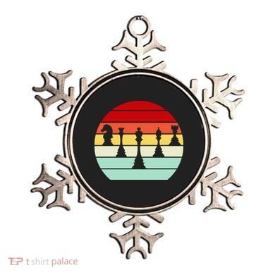 Retro Chess Pieces Ornament