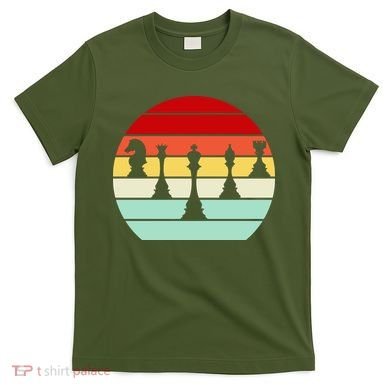 Retro Chess Pieces T-Shirt