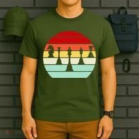 Retro Chess Pieces T-Shirt thumb 6