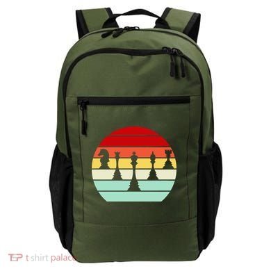 Retro Chess Pieces Backpack