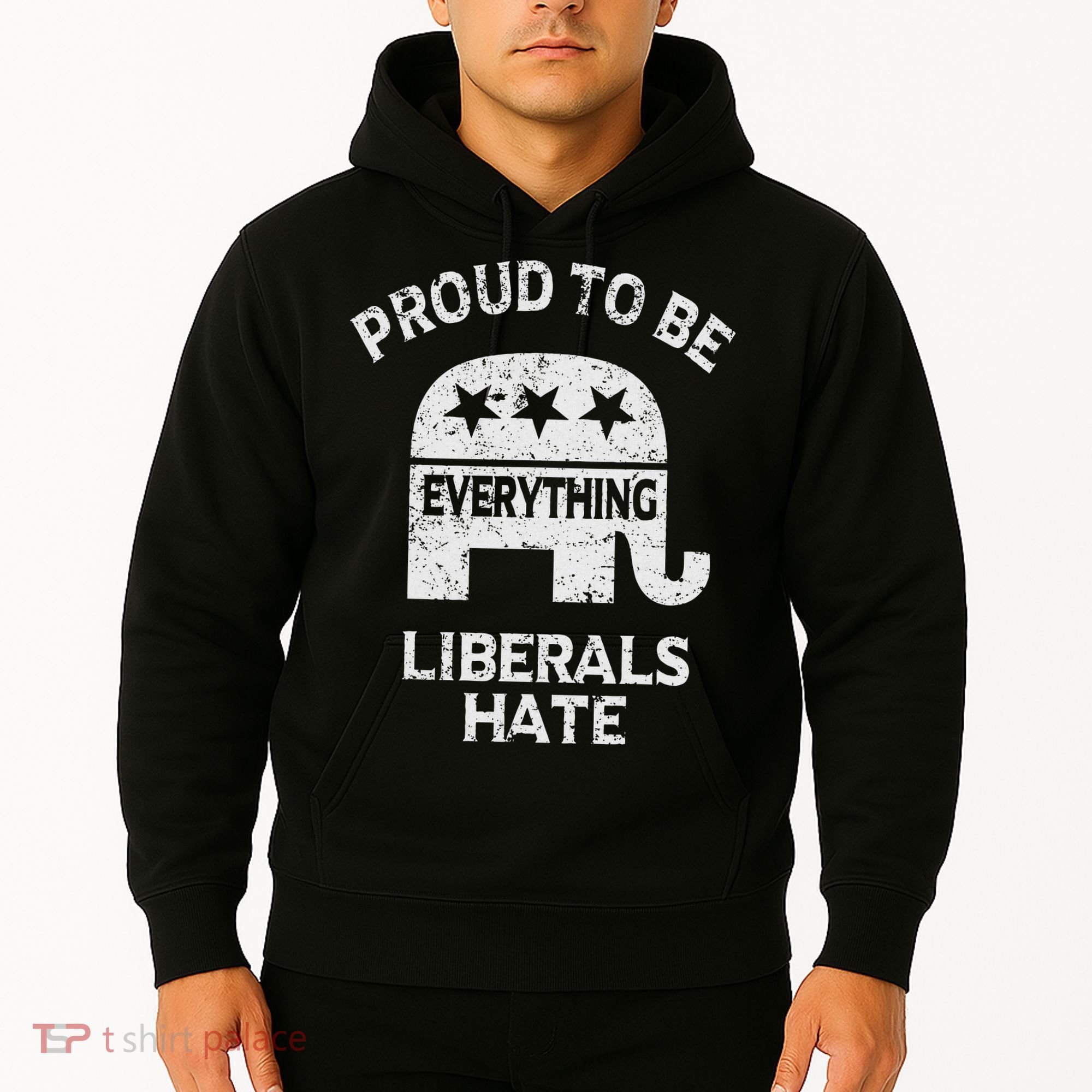 Republican Conservative Proud To Be Everything Liberals Hate Hoodie