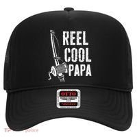 Reel Cool Papa Fishing Daddy Fathers Day Hat thumb 0