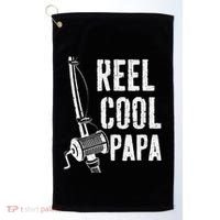 Reel Cool Papa Fishing Daddy Fathers Day Golf Towel thumb 0