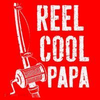 Reel Cool Papa Fishing Daddy Fathers Day Santa Hat thumb 1