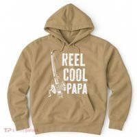 Reel Cool Papa Fishing Daddy Fathers Day Hoodie thumb 0