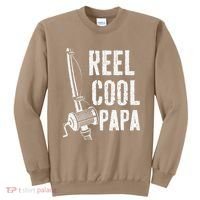 Reel Cool Papa Fishing Daddy Fathers Day Sweatshirt thumb 0