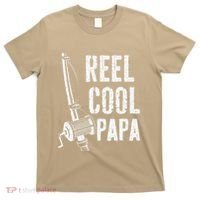 Reel Cool Papa Fishing Daddy Fathers Day T-Shirt thumb 0