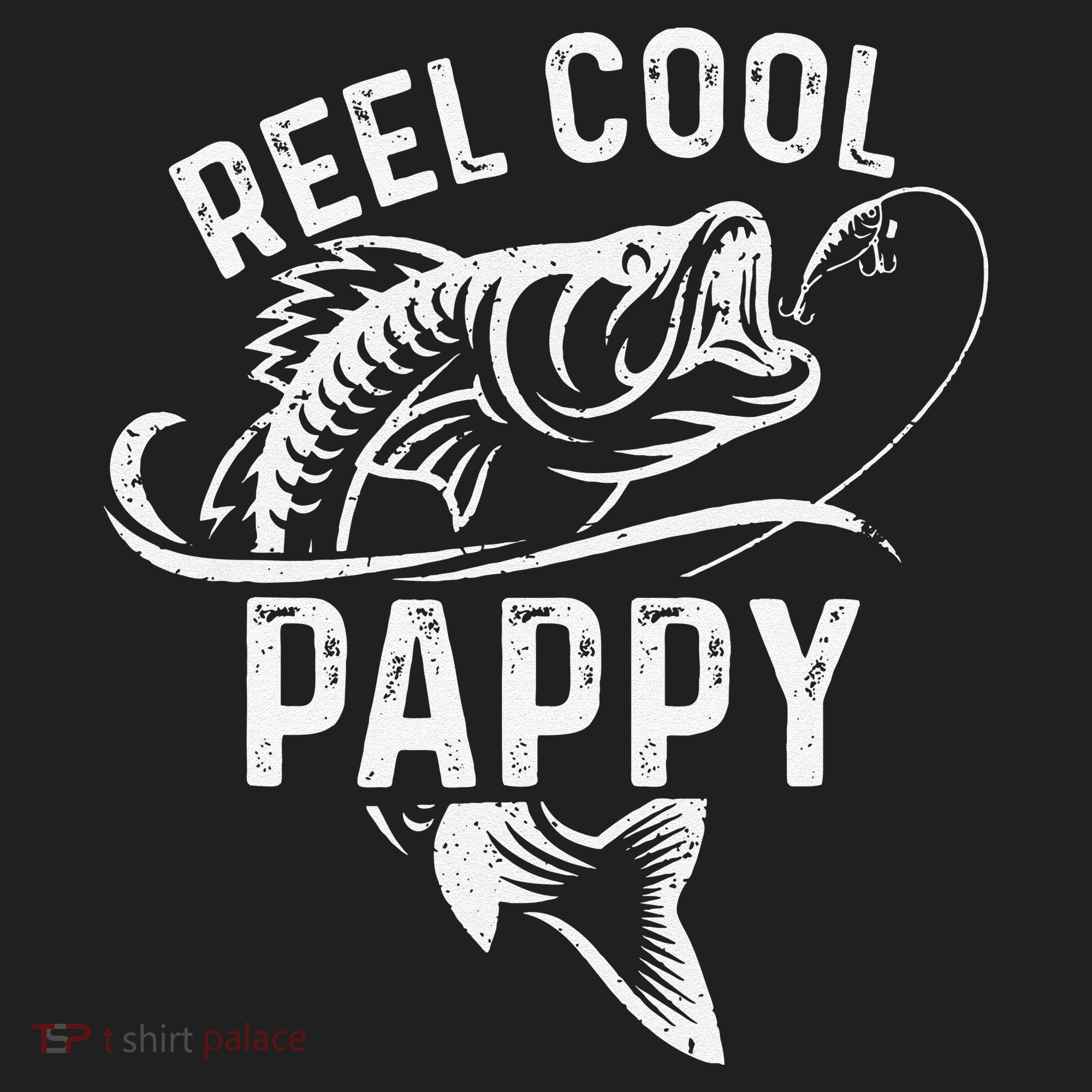 Reel Cool Pappy Fisherman Fathers Day Funny Fishing Hat