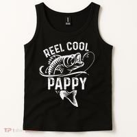 Reel Cool Pappy Fisherman Fathers Day Funny Fishing Tank Top thumb 2