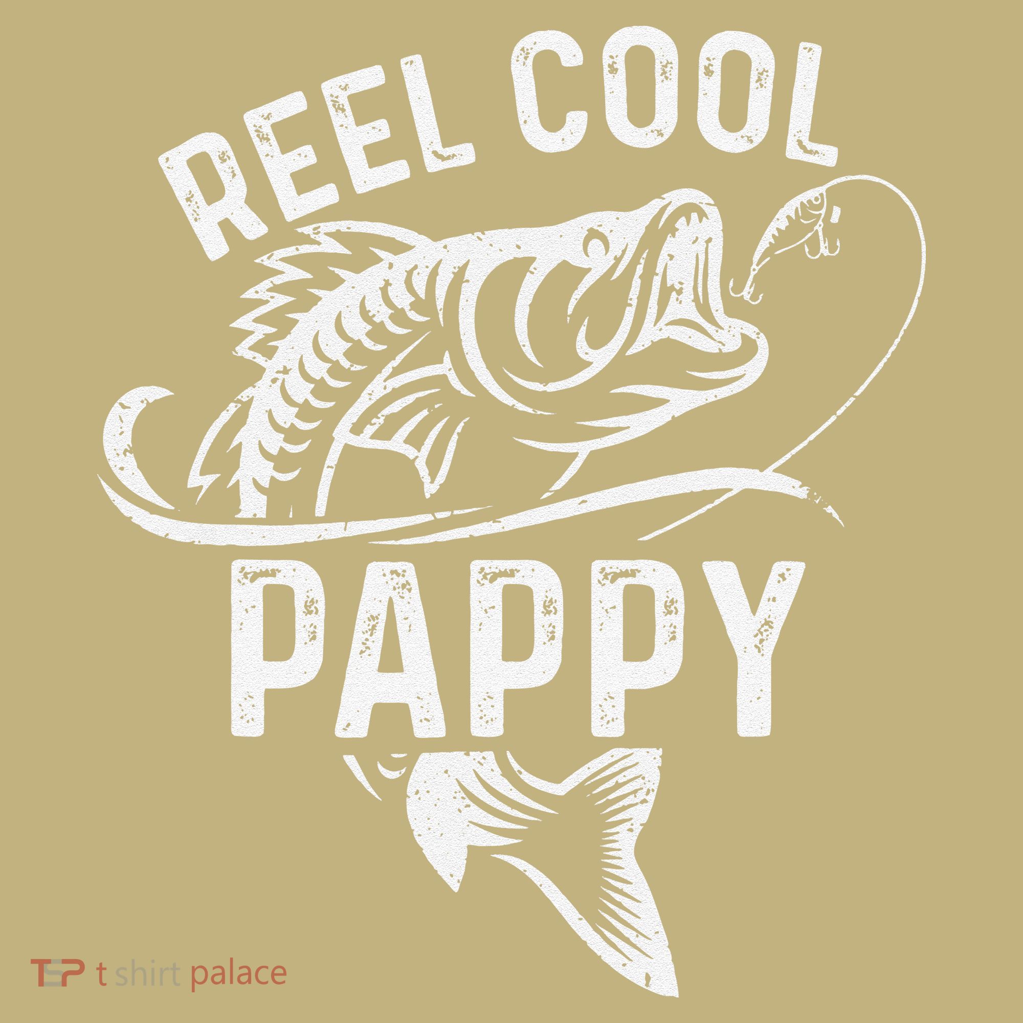 Reel Cool Pappy Fisherman Fathers Day Funny Fishing Hoodie
