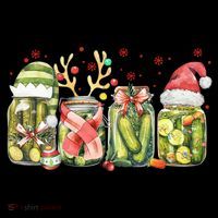 Retro Canned Pickle Christmas Light Xmas Pajama Pickle Lover Coffee Mug thumb 5