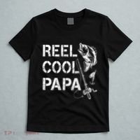 Reel Cool Papa Fishing Dad Gifts Fathers Day Fisherman Fish T-Shirt thumb 5