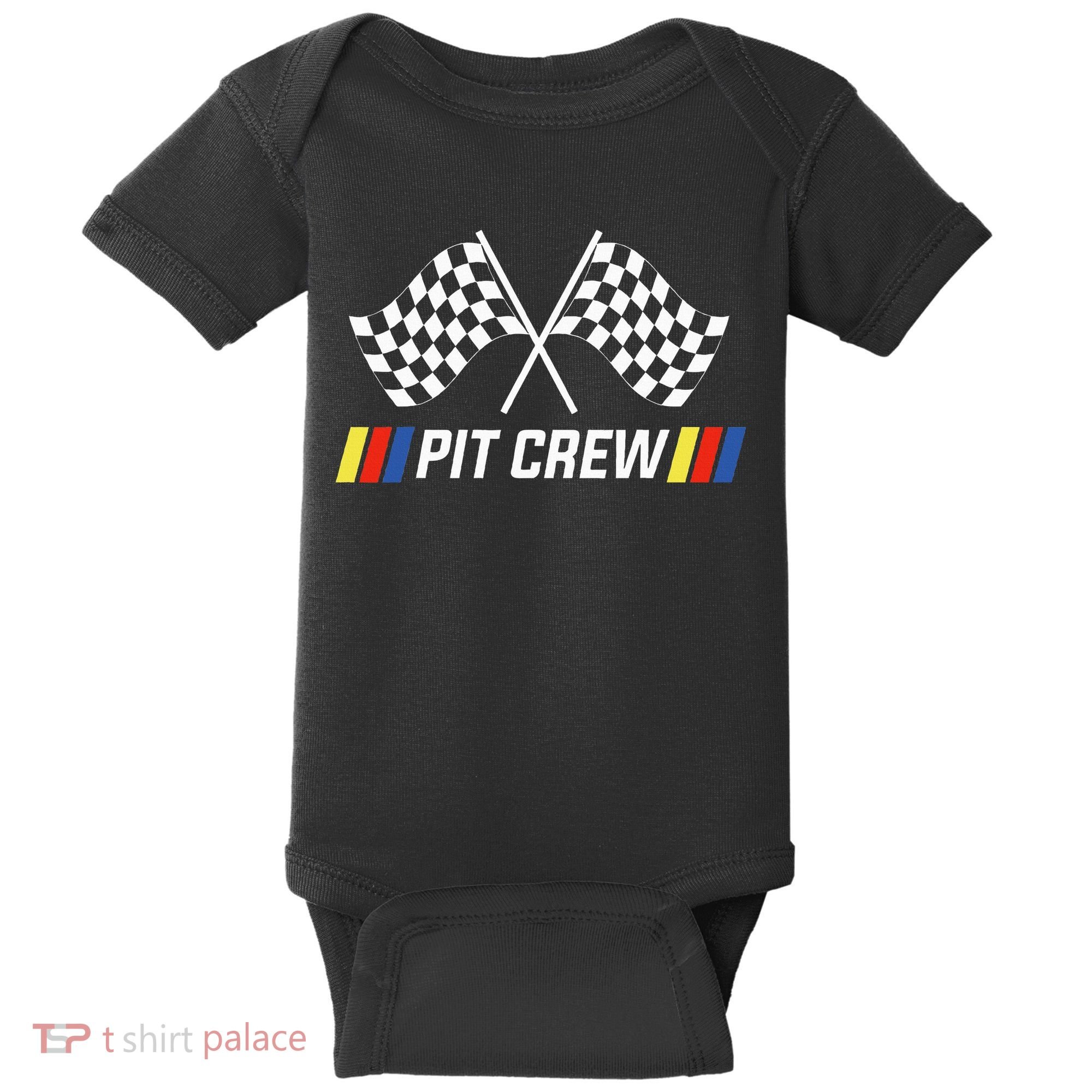 Race Car Pit Crew Party Supplies Baby Bodysuit