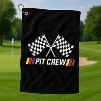 Race Car Pit Crew Party Supplies Golf Towel thumb 1