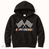 Race Car Pit Crew Party Supplies Kids Hoodie thumb 0