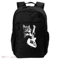 Rock Cat Playing Guitar Backpack thumb 0