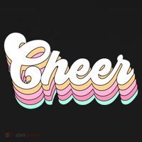 Retro Cheer Pastel For Cheerleaders Teen Girls Aesthetic Gift Women's Hoodie thumb 2