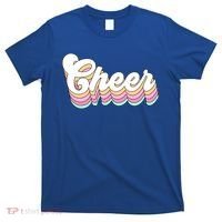 Retro Cheer Pastel For Cheerleaders Teen Girls Aesthetic Gift T-Shirt thumb 0