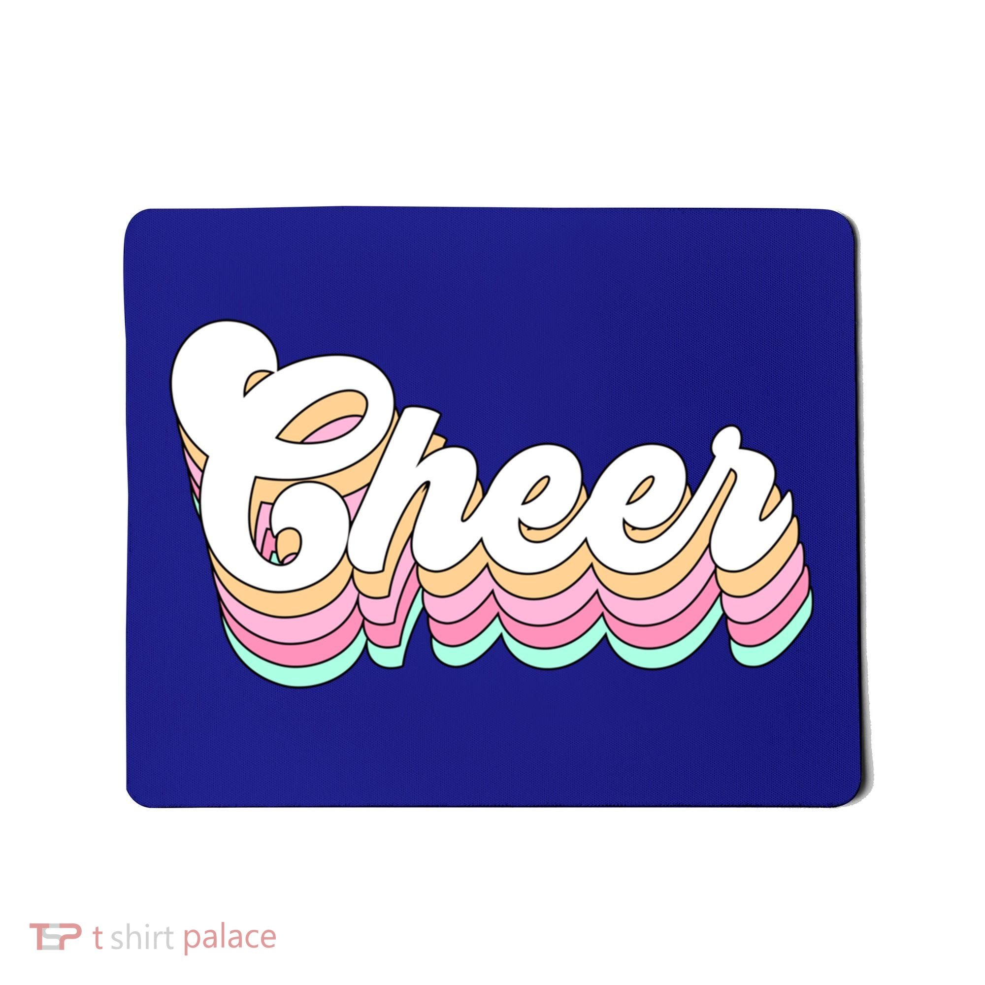 Retro Cheer Pastel For Cheerleaders Teen Girls Aesthetic Gift Mousepad