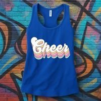 Retro Cheer Pastel For Cheerleaders Teen Girls Aesthetic Gift Women's Tank Top thumb 3
