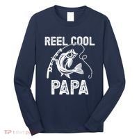 Reel Cool Papa Fishing For Fisherman FatherS Day Long Sleeve Shirt thumb 0