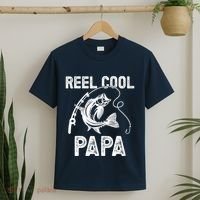 Reel Cool Papa Fishing For Fisherman FatherS Day T-Shirt thumb 2