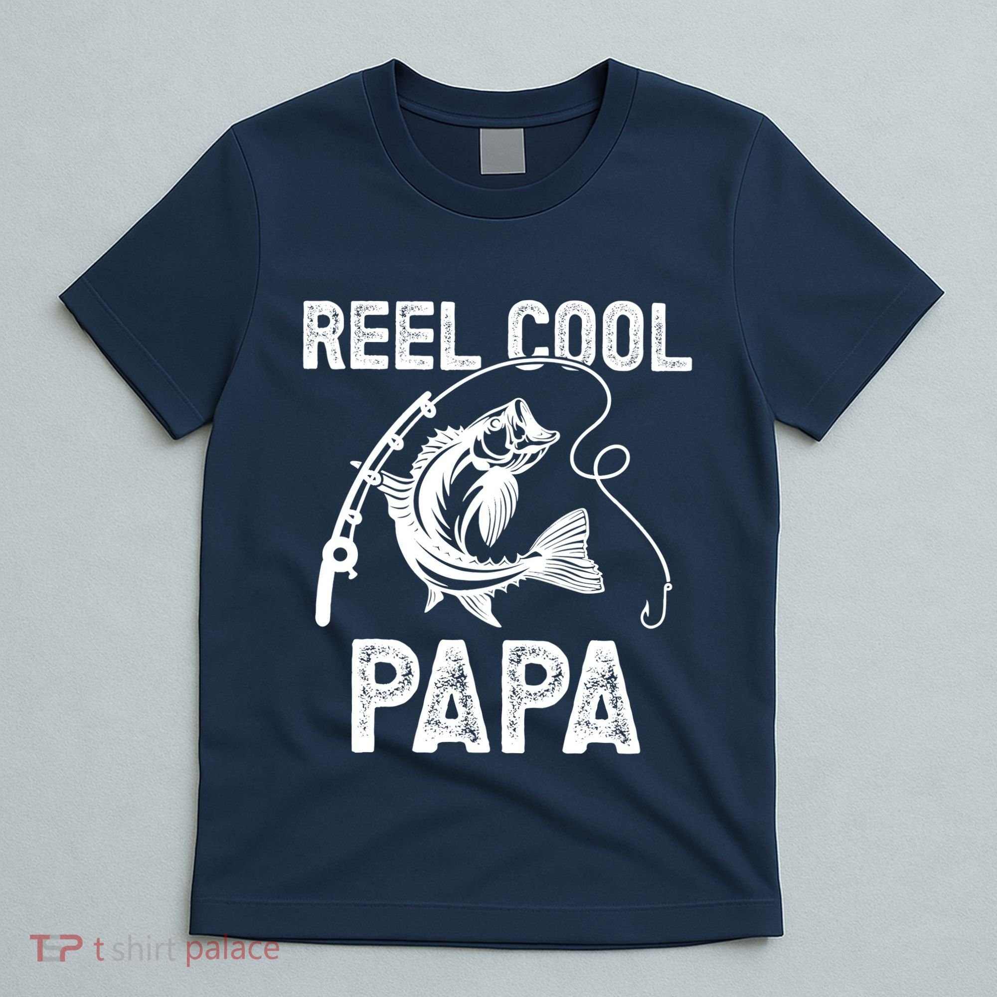 Reel Cool Papa Fishing For Fisherman FatherS Day T-Shirt