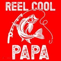 Reel Cool Papa Fishing For Fisherman FatherS Day Santa Hat thumb 1