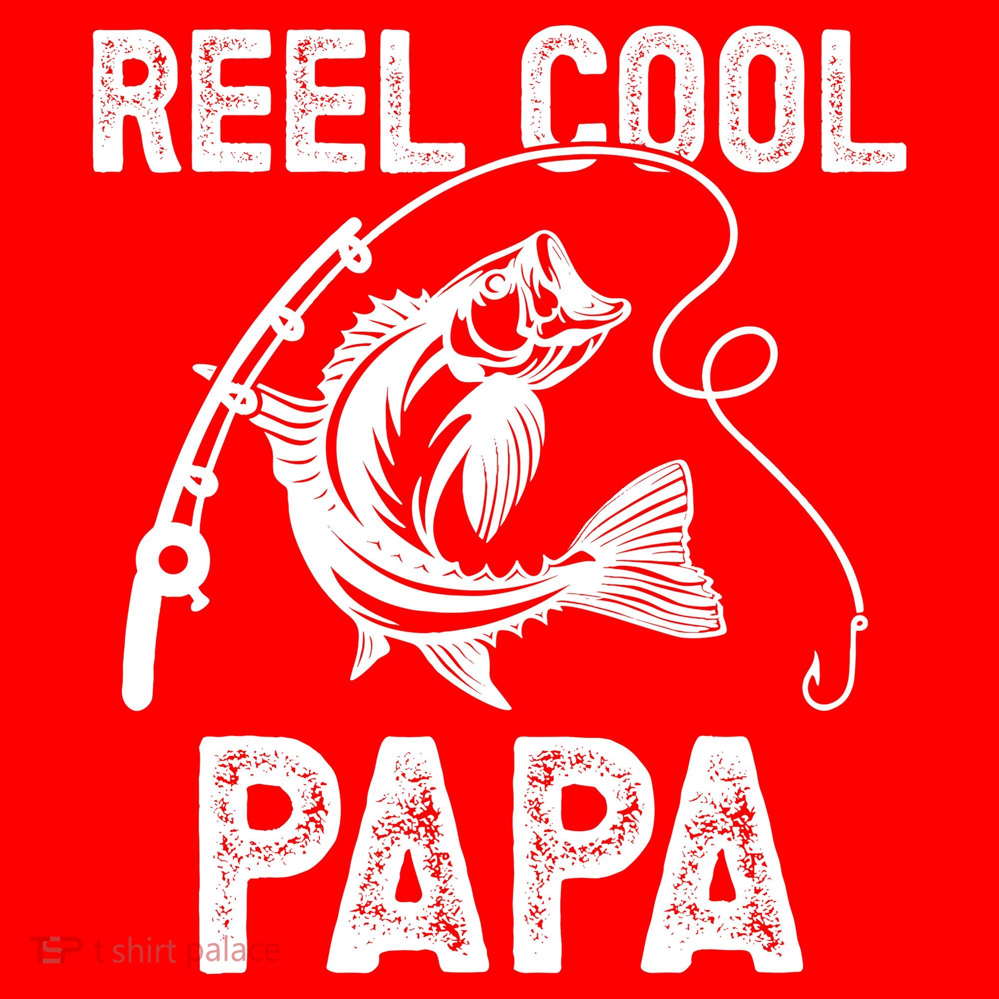 Reel Cool Papa Fishing For Fisherman FatherS Day Santa Hat