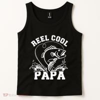 Reel cool Papa dad fishing Tank Top thumb 2