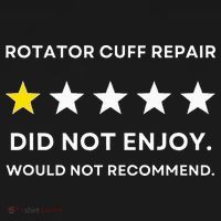 Rotator Cuff Repair Would Not Recommend Get Well Recovery Women's Hoodie thumb 2