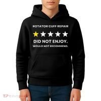Rotator Cuff Repair Would Not Recommend Get Well Recovery Kids Hoodie thumb 4