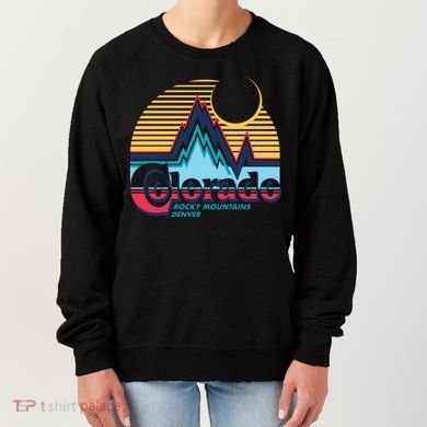 Retro Colorado Rocky Mountains Women's Sweatshirt