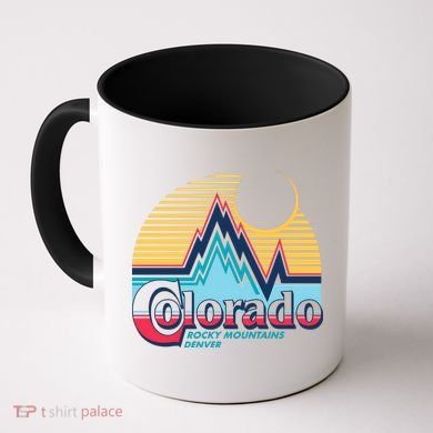 Retro Colorado Rocky Mountains Coffee Mug