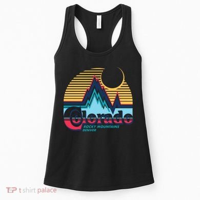 Retro Colorado Rocky Mountains Women's Tank Top
