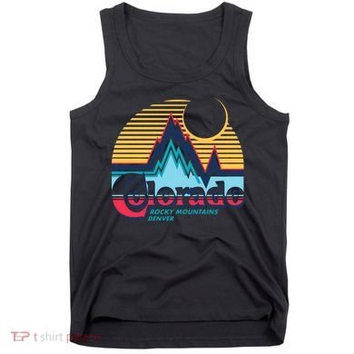 Retro Colorado Rocky Mountains Tank Top