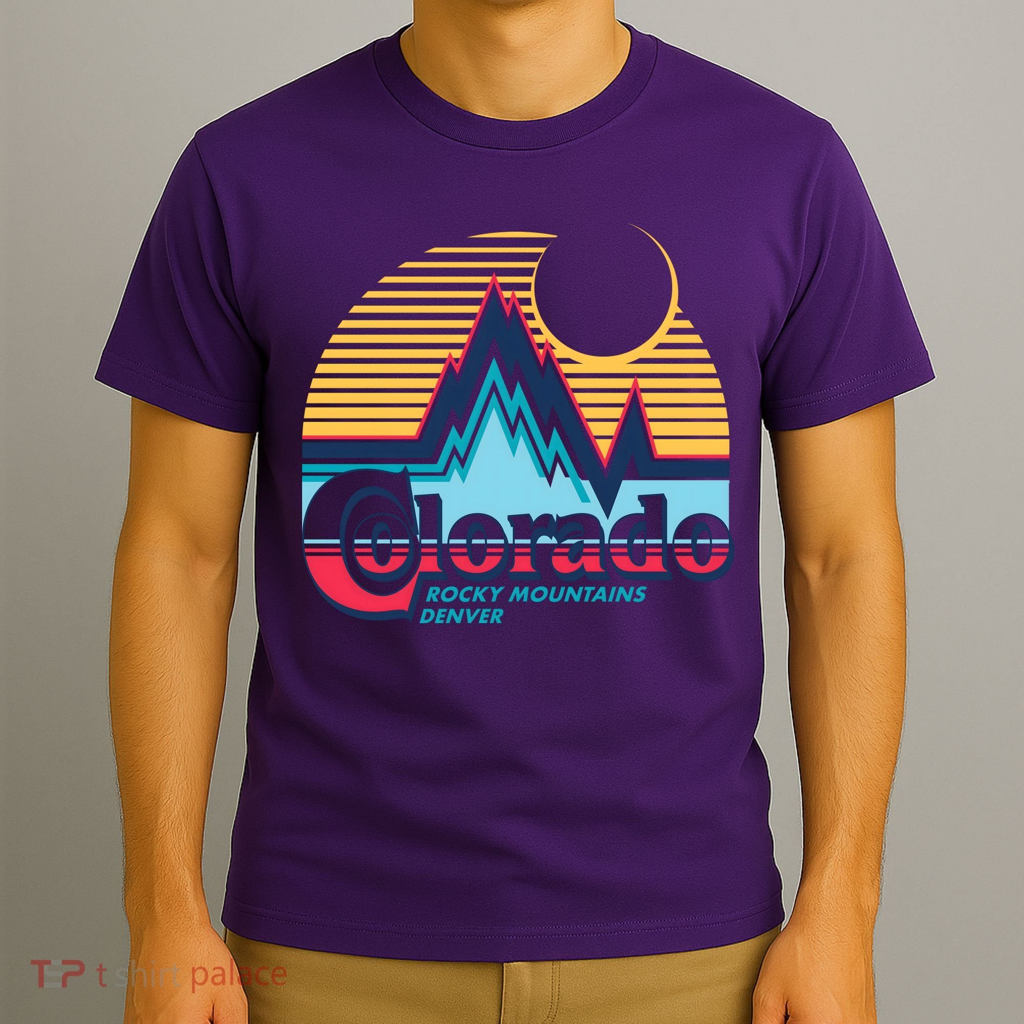 Retro Colorado Rocky Mountains T-Shirt