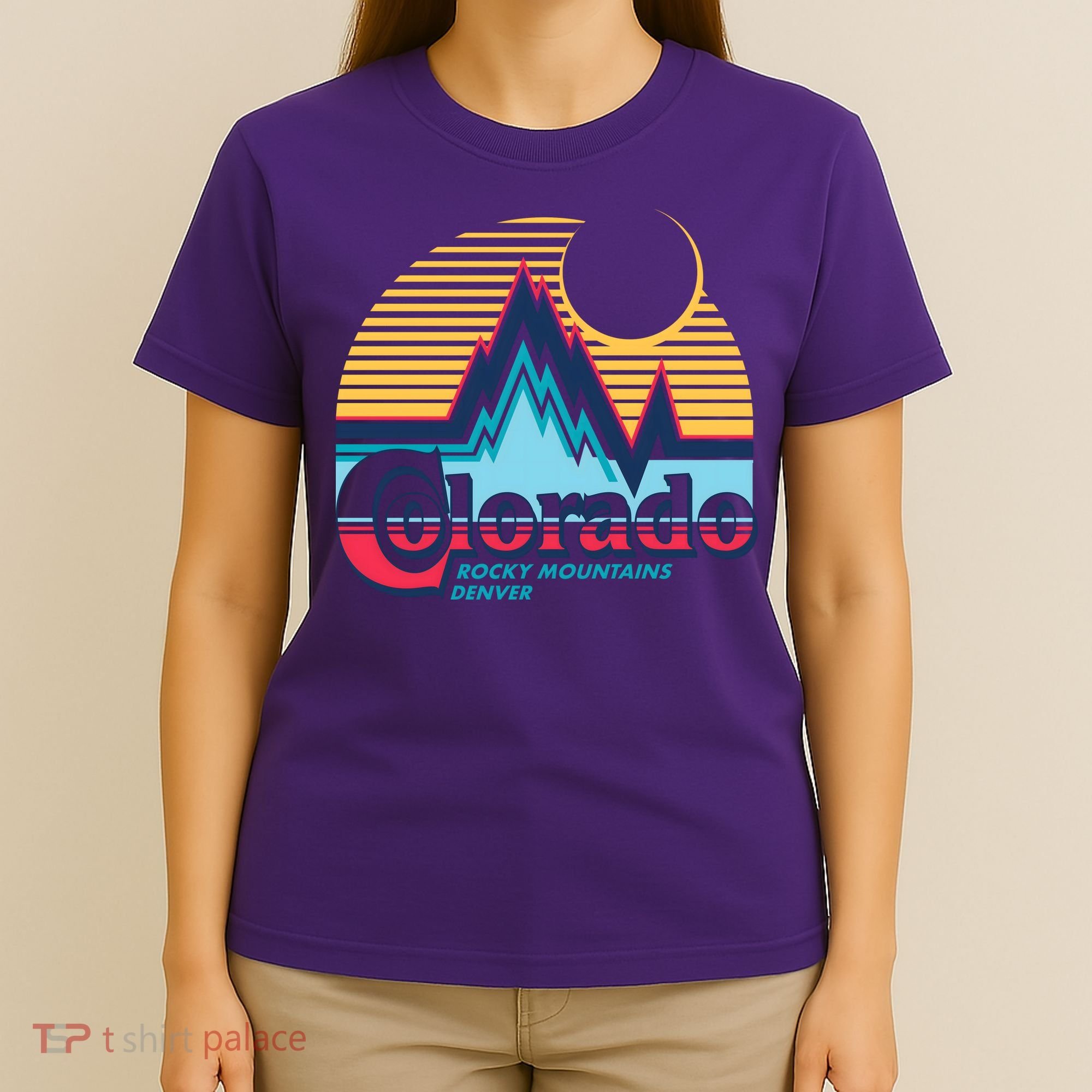 Retro Colorado Rocky Mountains T-Shirt
