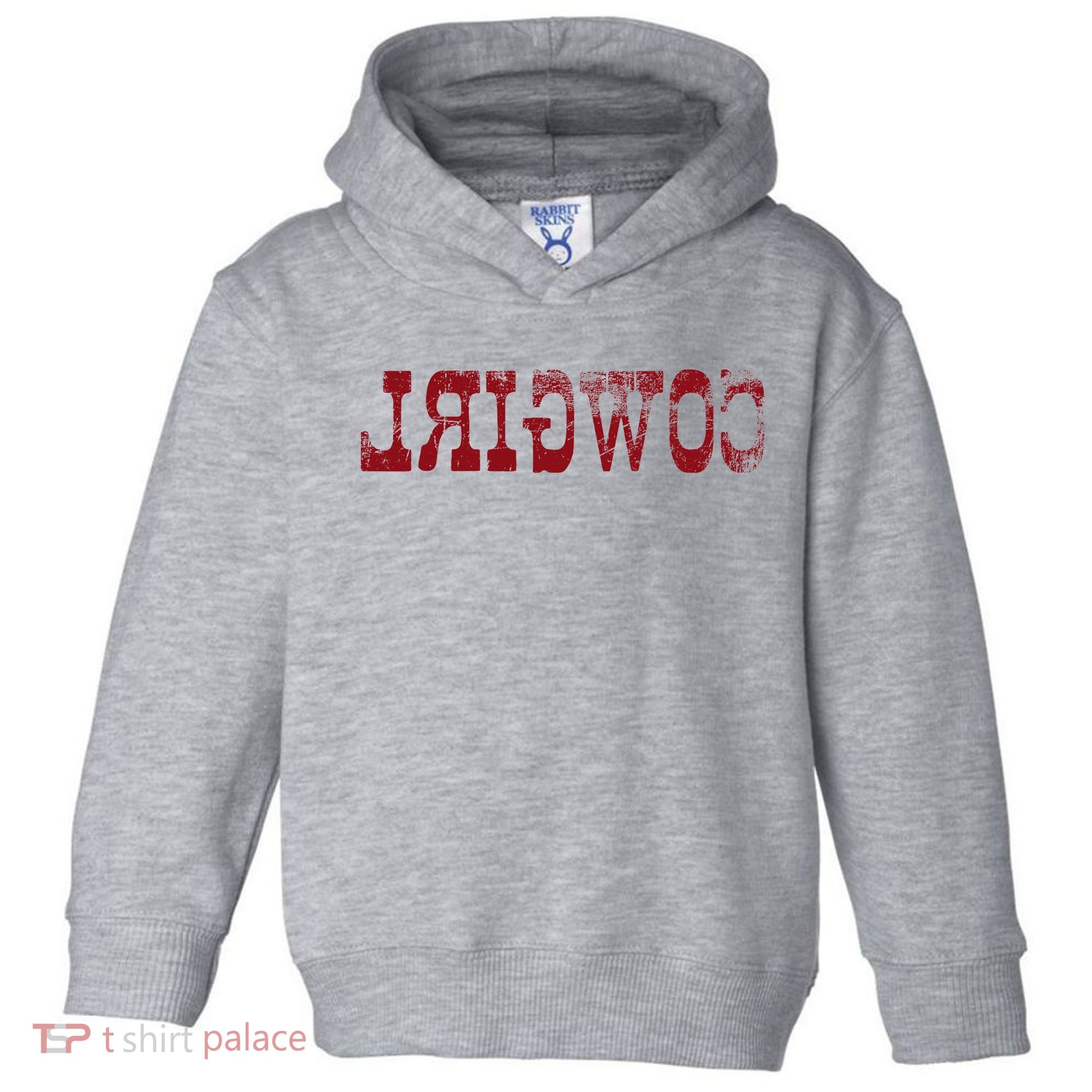 Reverse Cowgirl Rodeo Western Country Southern Gift Toddler Hoodie