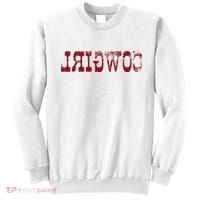 Reverse Cowgirl Rodeo Western Country Southern Gift Sweatshirt thumb 0