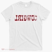 Reverse Cowgirl Rodeo Western Country Southern Gift T-Shirt thumb 0