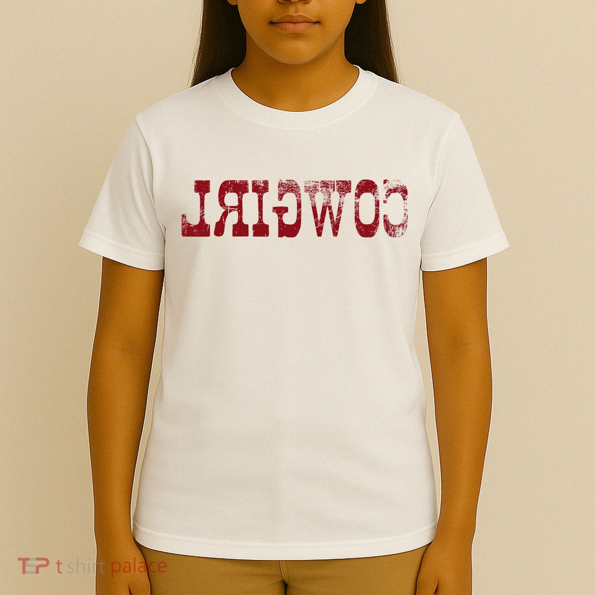 Reverse Cowgirl Rodeo Western Country Southern Gift T-Shirt