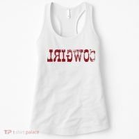 Reverse Cowgirl Rodeo Western Country Southern Gift Women's Tank Top thumb 0