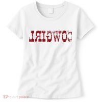 Reverse Cowgirl Rodeo Western Country Southern Gift Women's T-Shirt thumb 0